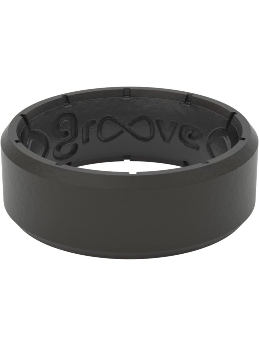 Breathable Silicone Wedding Band for Men | Comfortable Edge Design Ring